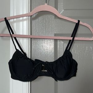 Black bikini top